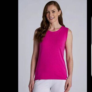 NWOT Coolibar Women's Morada Everyday Basic Tank | Fuchsia